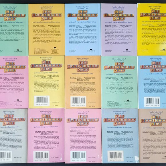 THE BABYSITTERS CLUB LOT OF 15 BOOKS VINTAGE SCHOLASTIC 1990s ANN M. MARTIN 1-27 - Picture 3 of 14